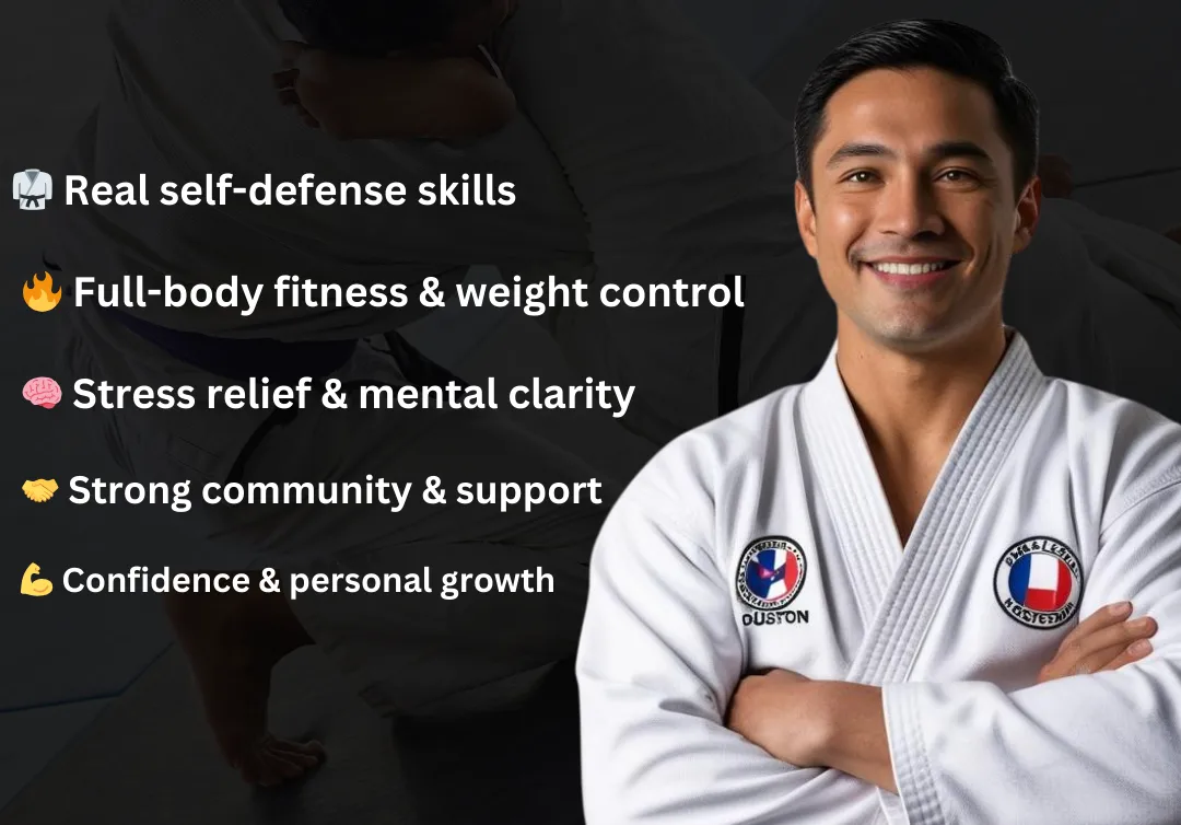 Adult student practicing Jiu-Jitsu at Ground Dwellers